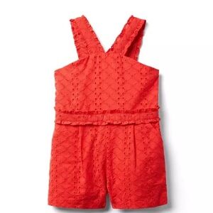 Toddlers girl Red  Romper